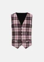 Macpherson Hunting Tartan Waistcoat Front