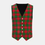 Macphie Tartan Waistcoat Front
