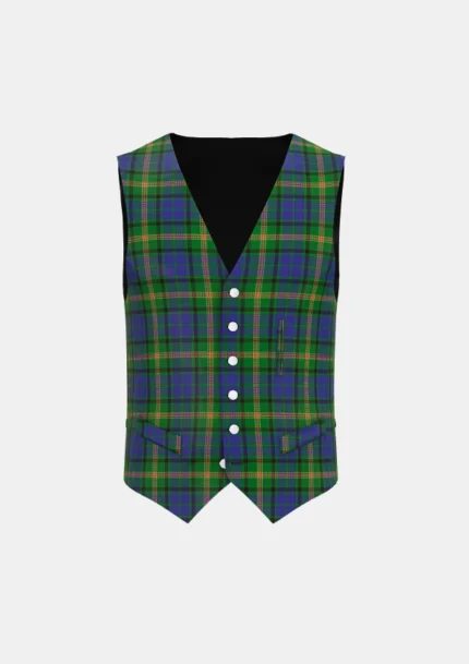 Maitland Chief Tartan Waistcoat Front