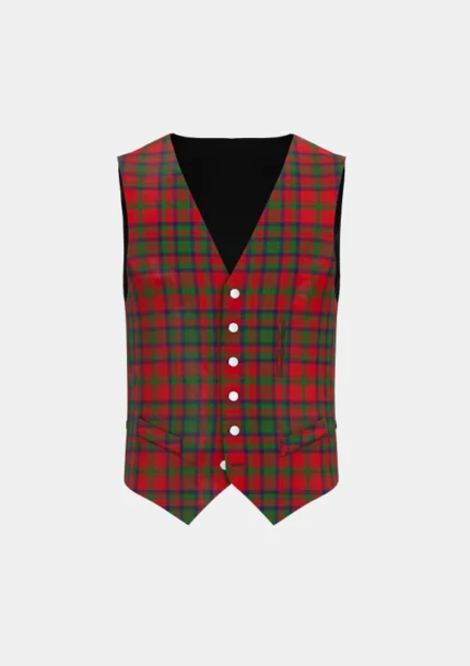 Matheson Tartan Waistcoat Front