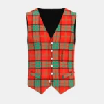 Maxwell Tartan Waistcoat Front