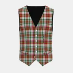 Mcallister Tartan Waistcoat Front