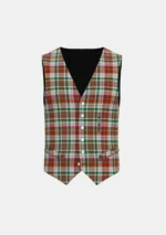 Mcallister Tartan Waistcoat Front