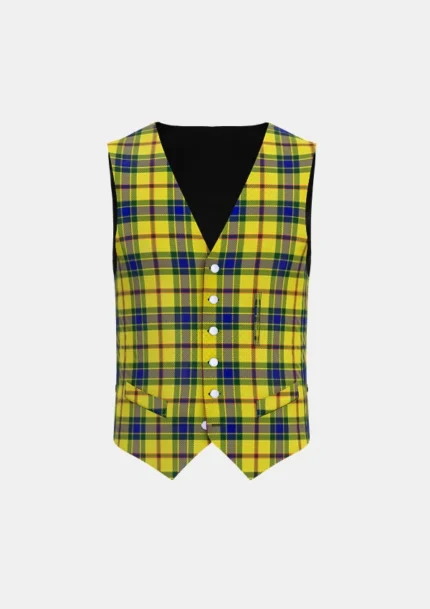 Mccabe Tartan Waistcoat Front