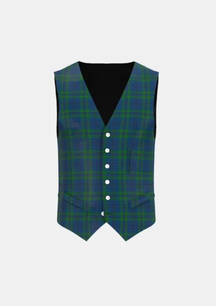 Mccarthy Tartan Waistcoat Front