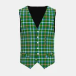 Mcclure Niall Tartan Waistcoat Front