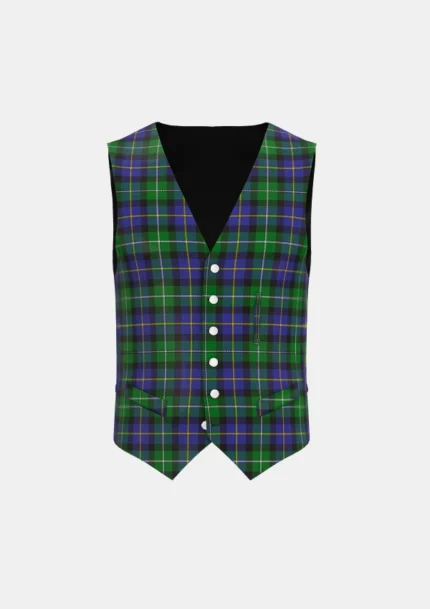 Mccormick Tartan Waistcoat Front