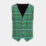 Mcmillan Hunting Tartan Waistcoat Front