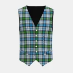 Mcneil Tartan Waistcoat Front