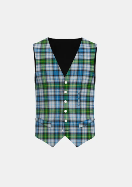 Mcneil Tartan Waistcoat Front