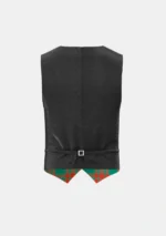 Menzies Tartan Waistcoat Back
