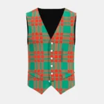 Menzies Tartan Waistcoat Front