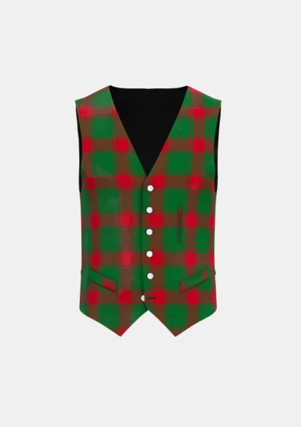 Middleton Tartan Waistcoat Front