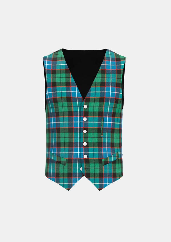 Mitchell Tartan Waistcoat Front Mitchell Tartan Waistcoat Front