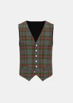 Modern Robertson Tartan Waistcoat Front