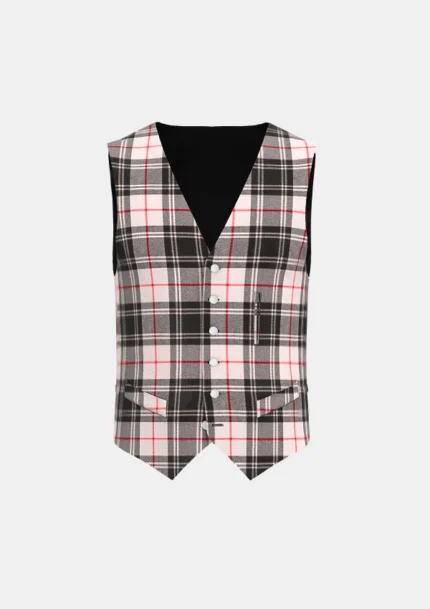 Moffat Tartan Waistcoat Front