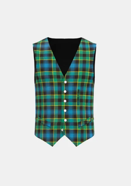 Mowat Tartan Waistcoat Front