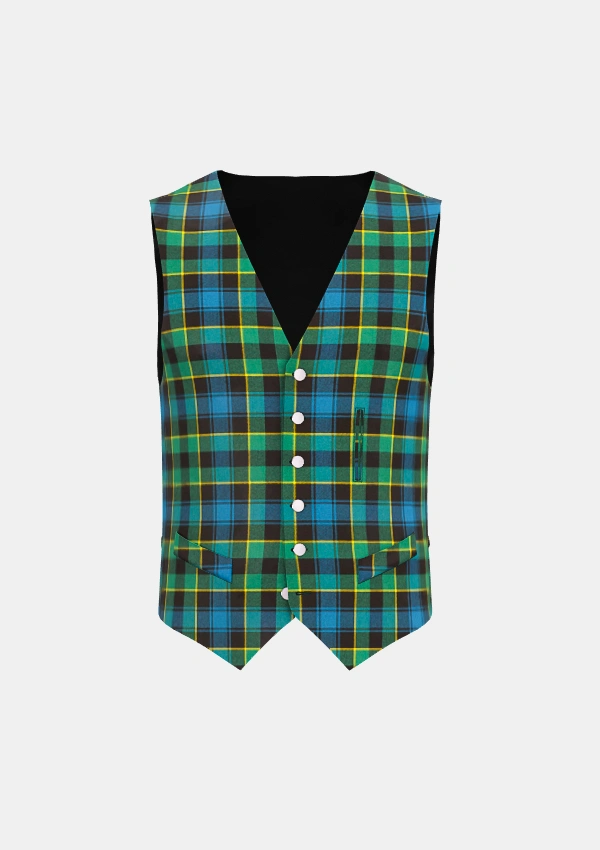 Mowat Tartan Waistcoat Front Mowat Tartan Waistcoat Front