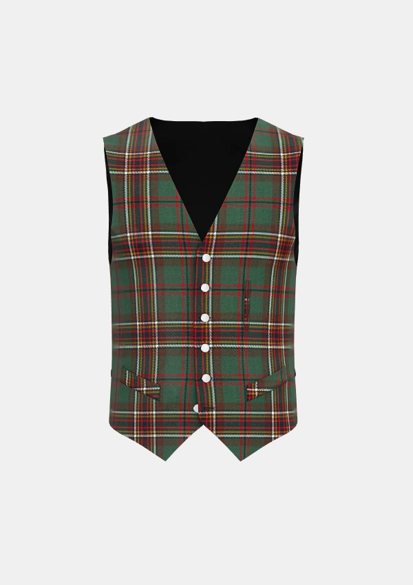 Murphy Tartan Waistcoat Front Murphy Tartan Waistcoat Front