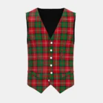 Nisbet Tartan Waistcoat Front
