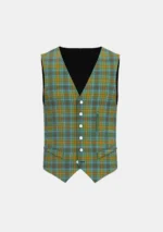 O’Brien Tartan Waistcoat Front