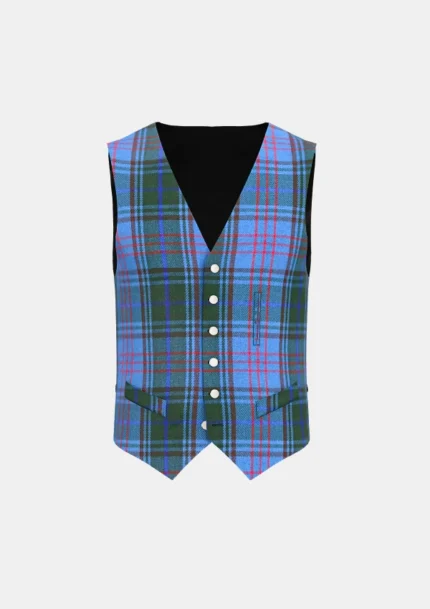 O’Donnell Tartan Waistcoat Front