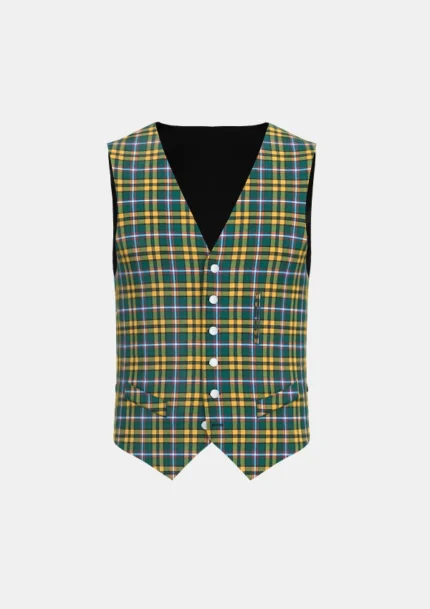 O’Neill Tartan Waistcoat Front