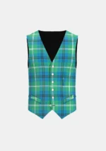 Oliphant Tartan Waistcoat Front