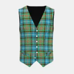 Paisley Tartan Waistcoat Front