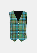 Paisley Tartan Waistcoat Front