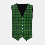 Paton Tartan Waistcoat Front