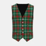 Prince of Wales Tartan Waistcoat Front