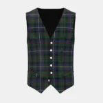 Ralph Lauren Tartan Waistcoat Front