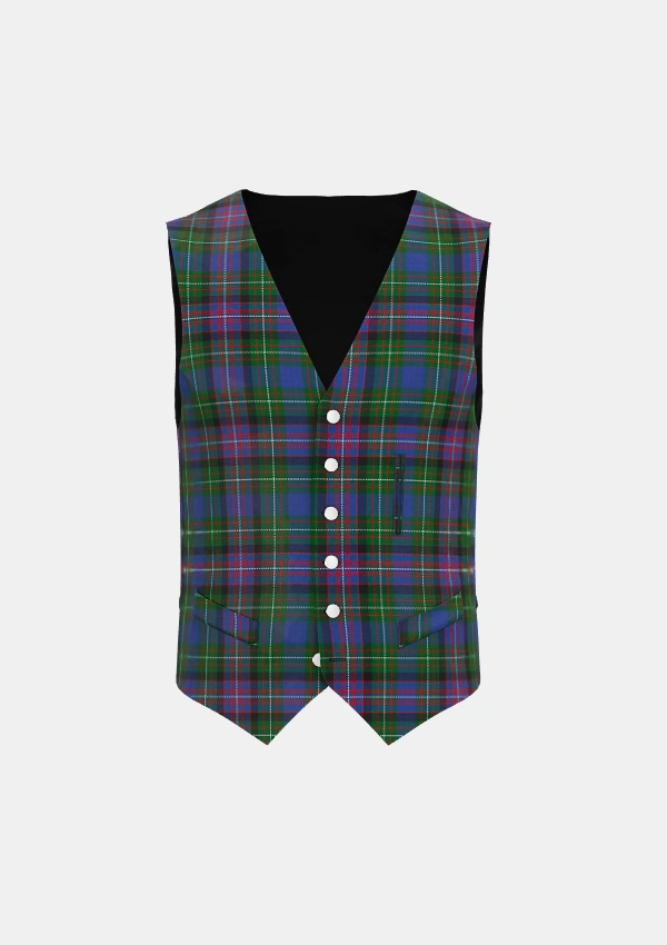 Rankin Tartan Waistcoat Front Rankin Tartan Waistcoat Front