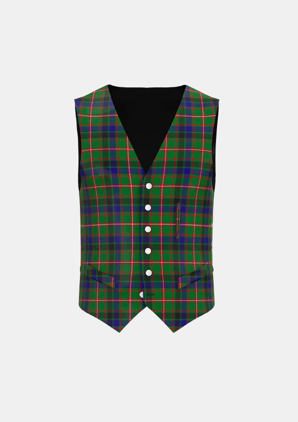 Reid Tartan Waistcoat Front Reid Tartan Waistcoat Front