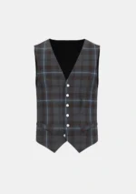 Rivers of Scotland Tartan Waistcoat Front