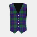 Robert Burns Legacy Tartan Waistcoat Front