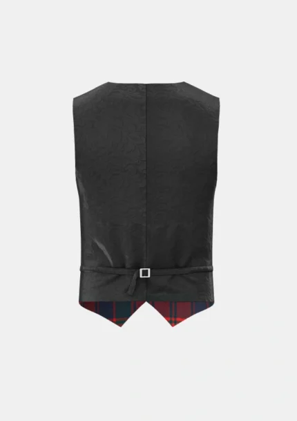 Robertson Tartan Waistcoat Back