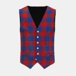 Robinson Dress Tartan Waistcoat Front