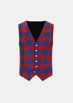 Robinson Dress Tartan Waistcoat Front