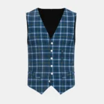Royal Navy Tartan Waistcoat Front