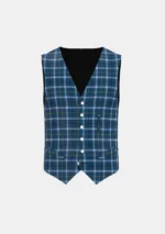 Royal Navy Tartan Waistcoat Front