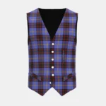 Rutherford Tartan Waistcoat Front