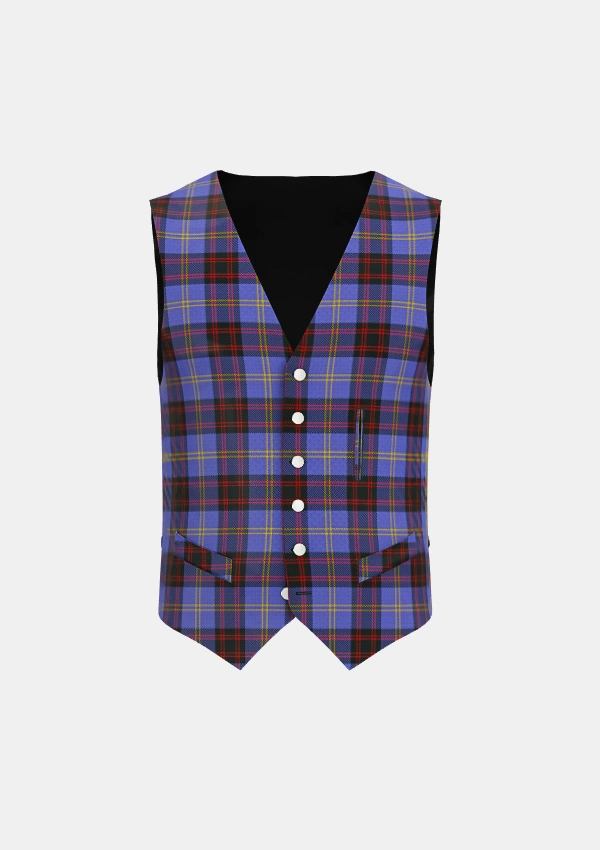 Rutherford Tartan Waistcoat Front Rutherford Tartan Waistcoat Front