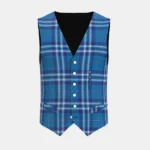 Saltire Tartan Waistcoat Front