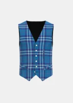 Saltire Tartan Waistcoat Front
