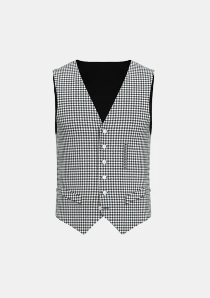Shepherd Tartan Waistcoat Front