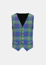Singh Tartan Waistcoat Front