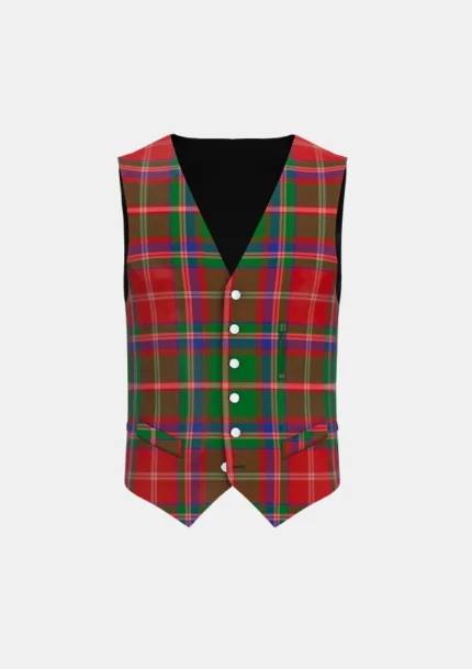 Somerville Tartan Waistcoat Front