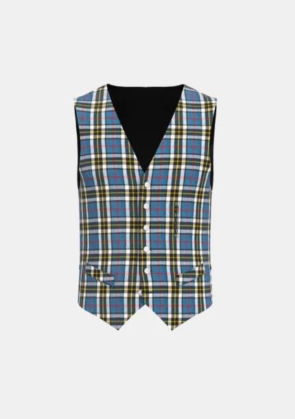 Thompson Tartan Waistcoat Front
